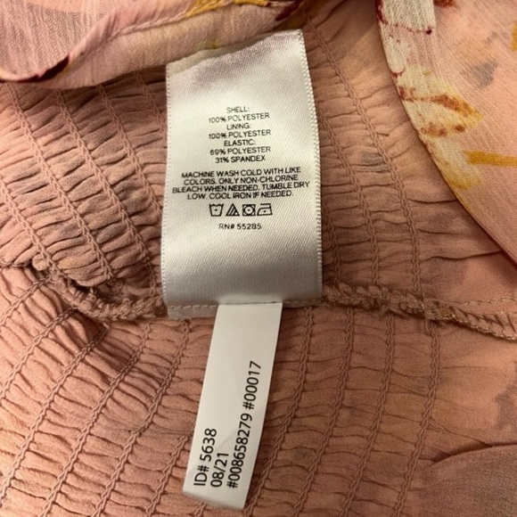 EXPRESS Floral Square Neck Smocked Body Top Size Small - Picture 8 of 9